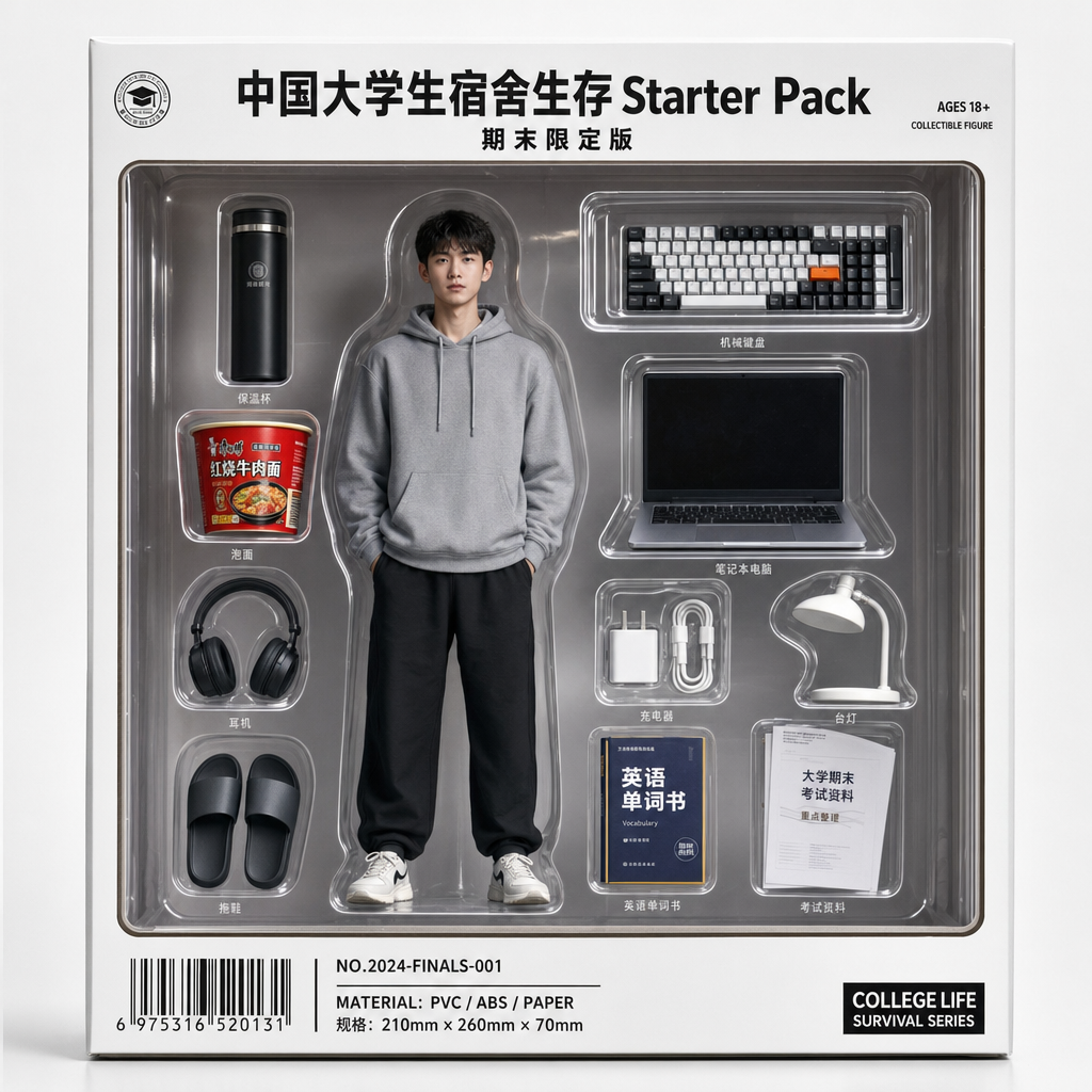 超写实 Starter Pack 手办包装盒