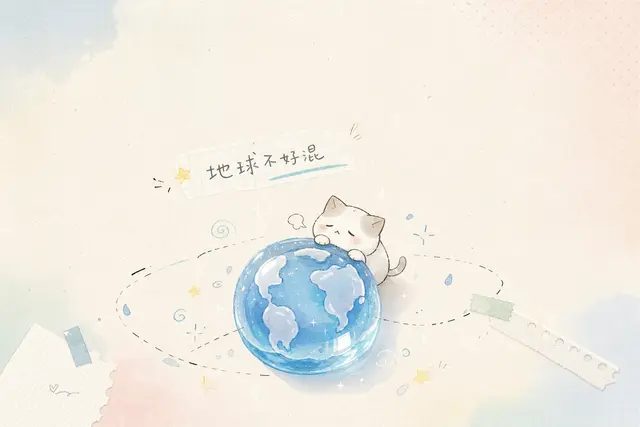 情绪文案手账壁纸卡片