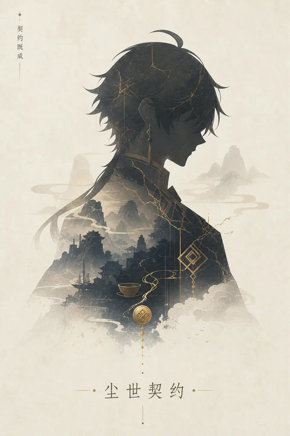Genshin transfer case using a fictional Zhongli-themed film title. output image