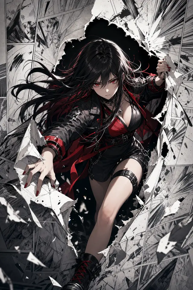Medium-Breaking Character Entrance Poster